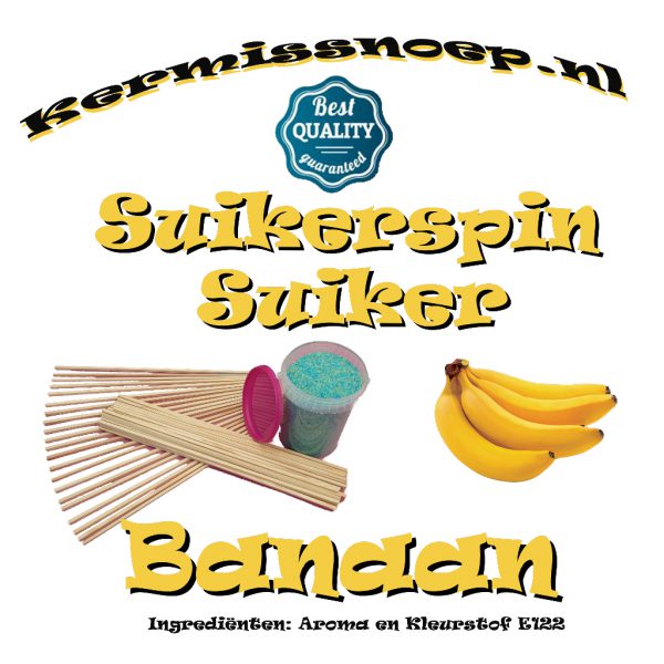 Suikerspin Suiker Banaan