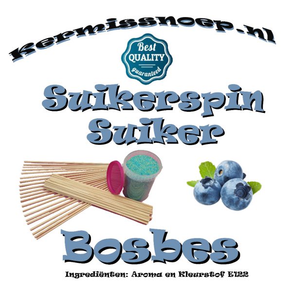 Suikerspin Pakket Bosbes - Afbeelding 2