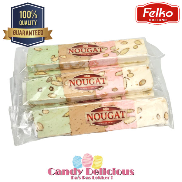 Nougat Reep 4 kleuren NO5006 Candy Delicious