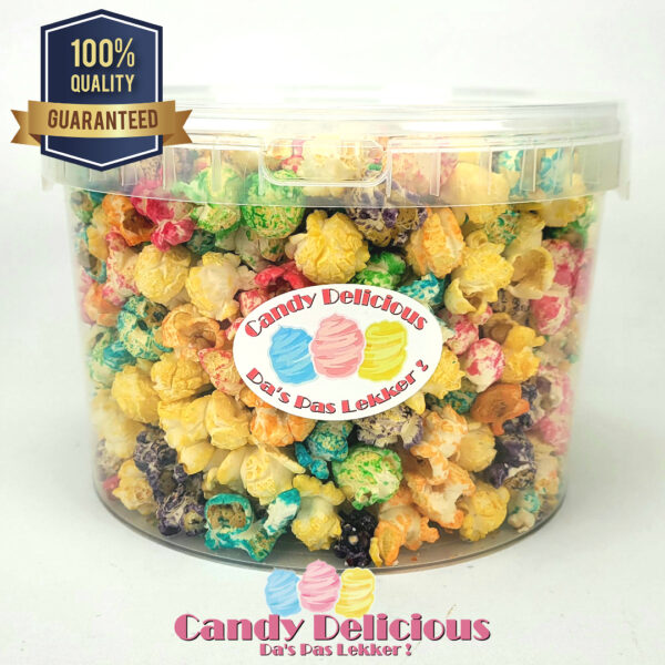 Popcorn Regenboog 3 liter Candy Delicious 8720256361473