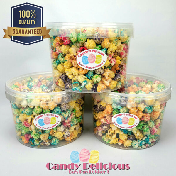 Popcorn Regenboog 3 liter Candy Delicious 8720256361473