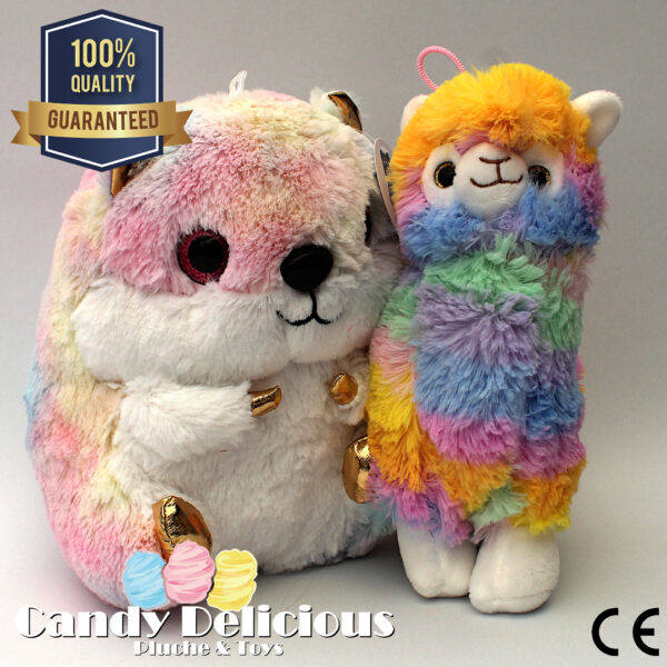 8720256361084 Knuffel Duo Hamster Alpaca