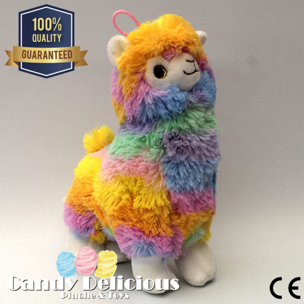 8720256361275 Pluche Alpaca Gekleurd