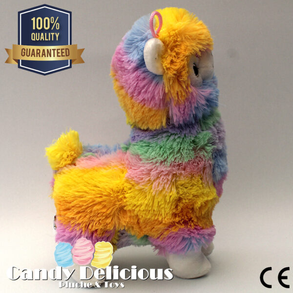 8720256361275 Pluche Alpaca Gekleurd