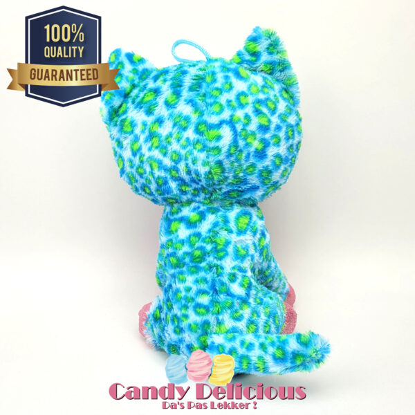 Kat Blauw Groen Gevlekt 23cm Candy Delicious