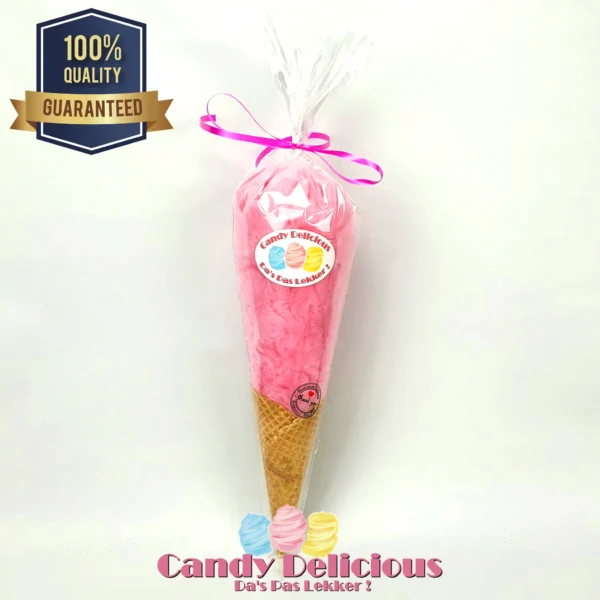 Suikerspin IJsje Roze Candy Delicious