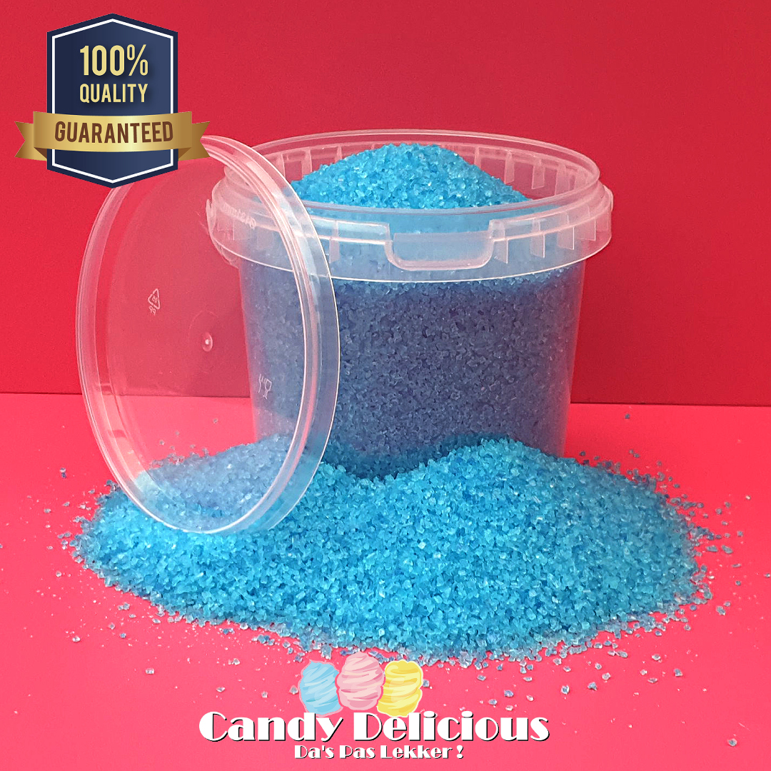 jukbeen cafetaria Speel Suikerspin Suiker Blauw | Candy Delicious