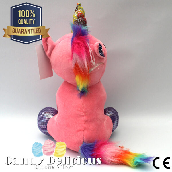 8720256361534 Unicorn Pluche Roze