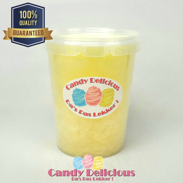 Suikerspin Banaan 05 Liter Candy Delicious