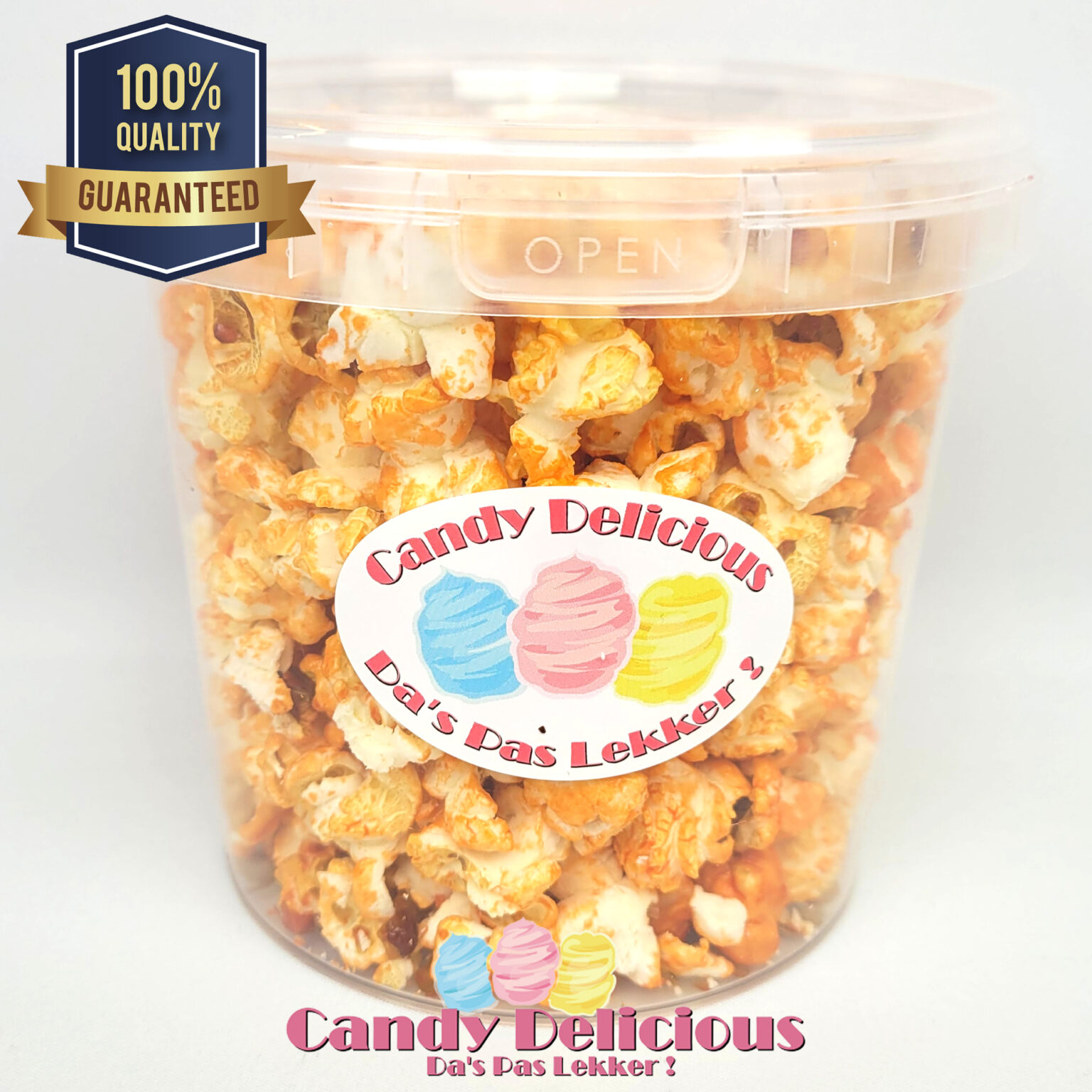 Popcorn Gekleurd 1 Liter Candy Delicious