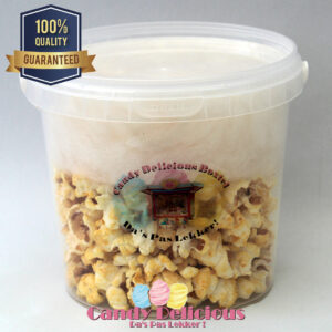 Candy Delicious Popcorn Zoet Suikerspin Wit 1 Liter