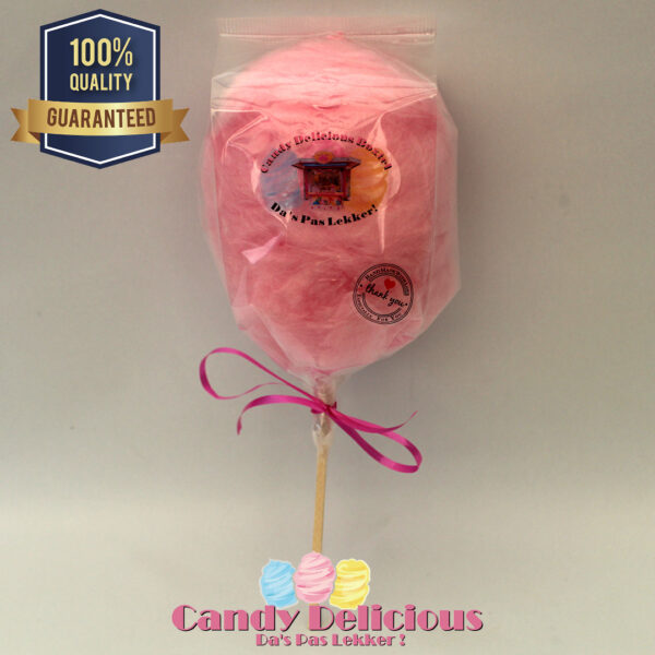 Candy Delicious Suikerspin op Stok Roze