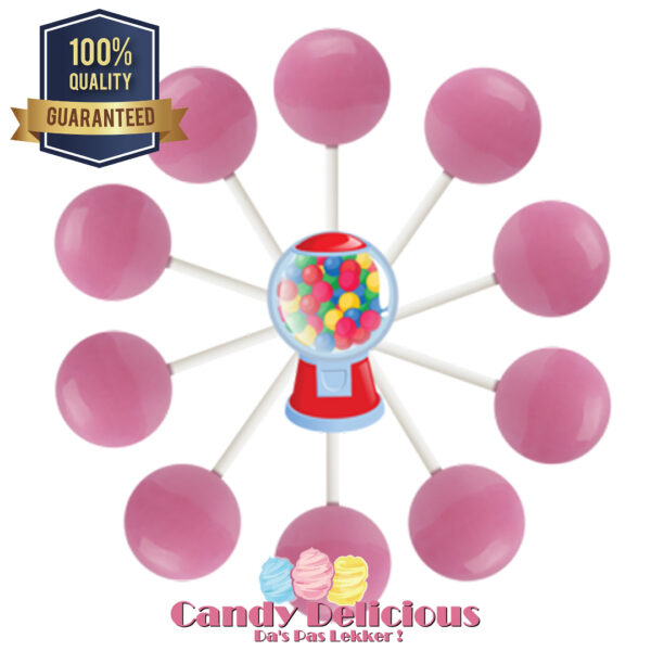 Gourmet Lollipops Bubble Gum 6549541222372
