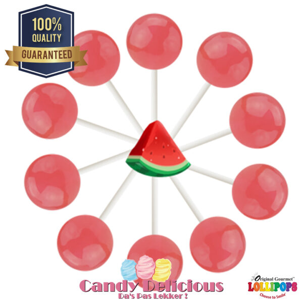 Gourmet Lollipops Watermelon 6549541222372