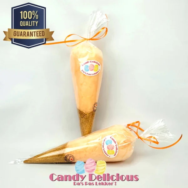 Suikerspin IJsje Oranje Candy Delicious