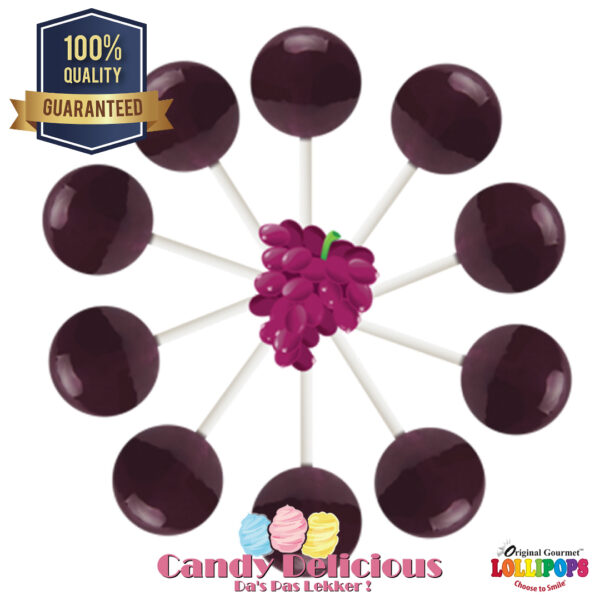 Gourmet Lollipops Grape 6549541222372