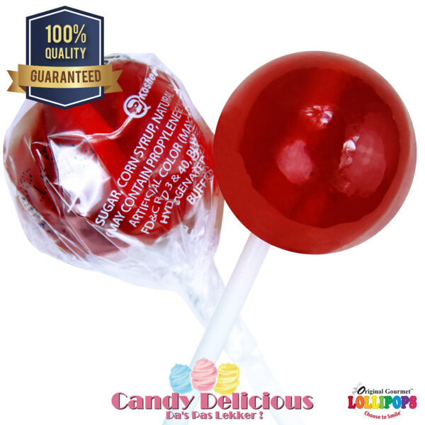Gourmet Lollipops Wild Cherry 6549541222372