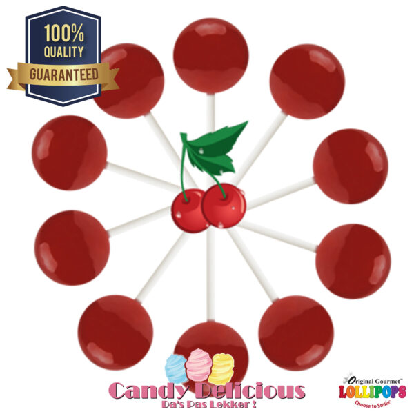 Gourmet Lollipops Wild Cherry 6549541222372