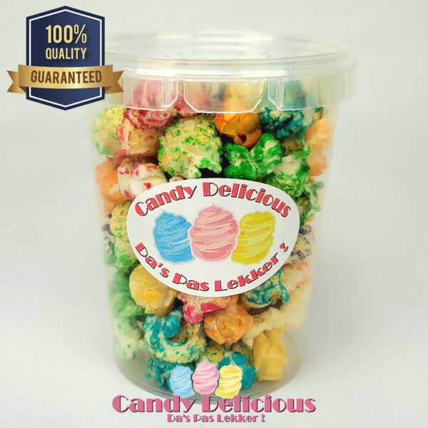 Popcorn Regenboog Candy Delicious 05 Liter