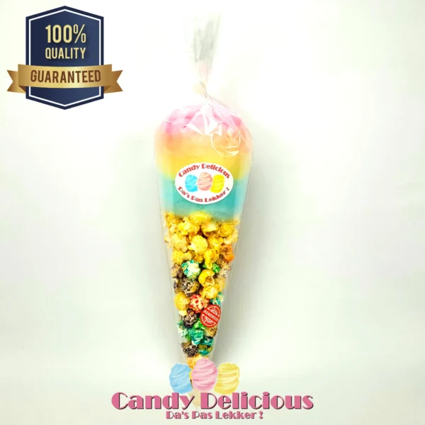 Suikerspin Popcorn Puntzak Candy Delicious