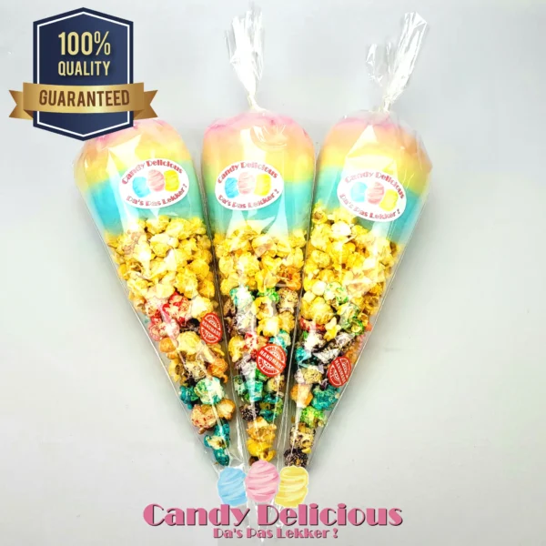 Suikerspin Popcorn Puntzak Candy Delicious