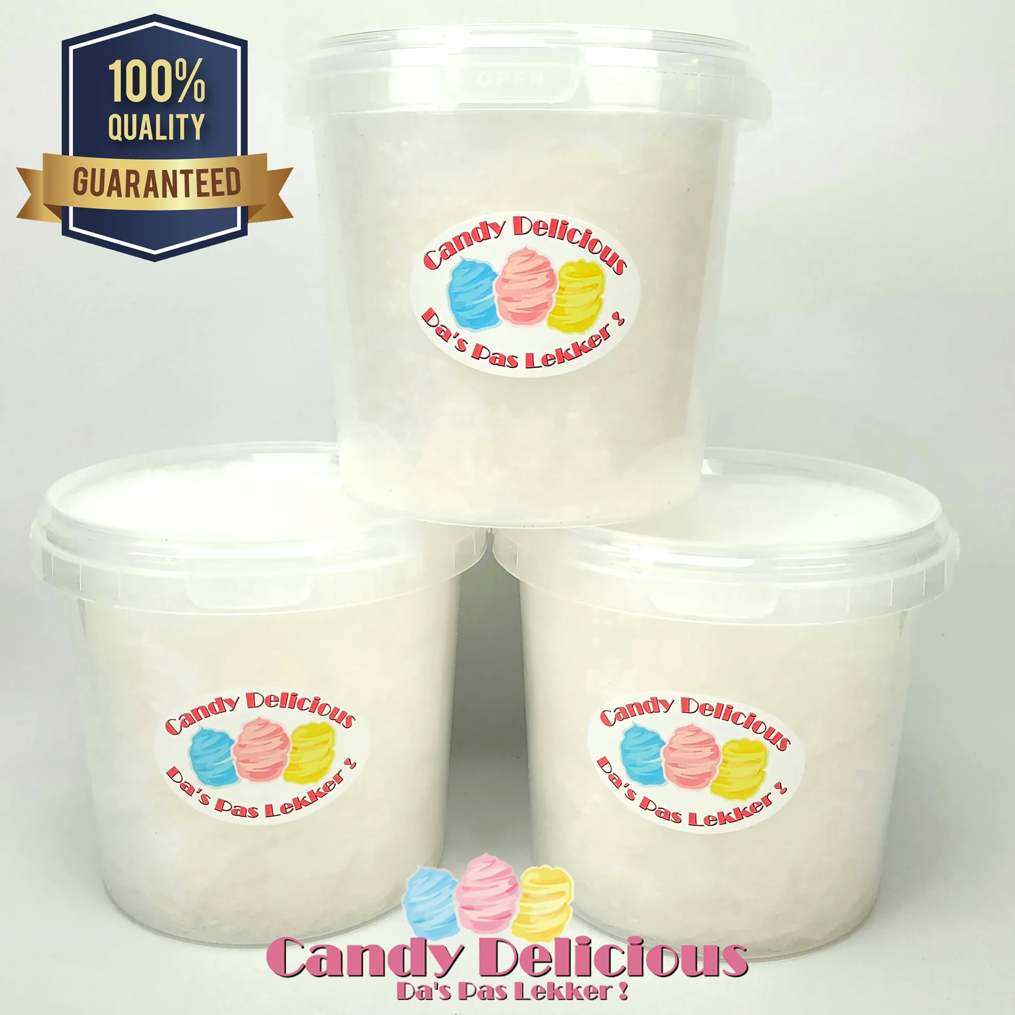 Witte Suikerspin | Candy Delicious Witte Suikerspin