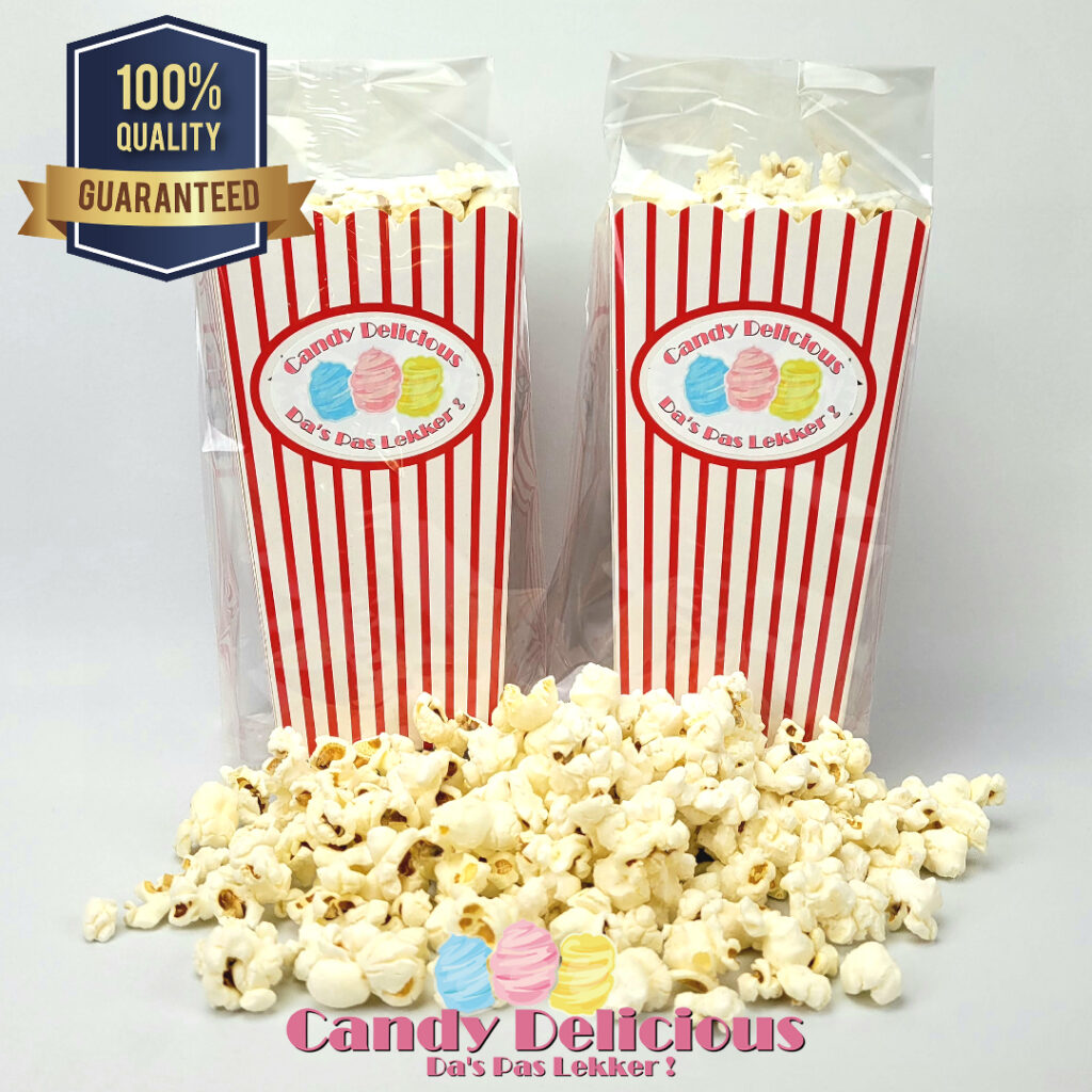 Popcorn Beker Zout 30 gram Candy Delicious
