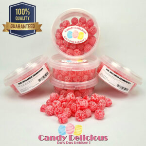 8710694395635 Framboosjes 200gr Candy Delicious