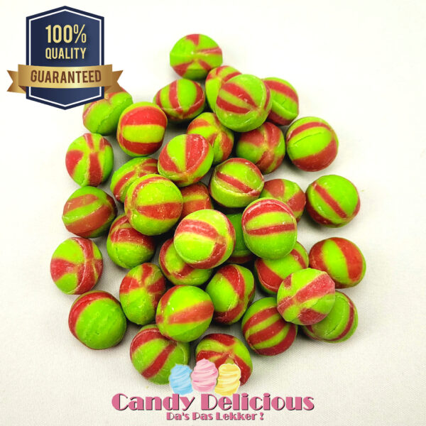 8720589814028 Watermeloen Balletjes Soft 175gr Candy Delicious
