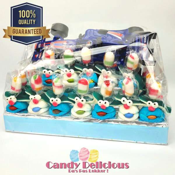 Jongens Lolly Spektaart met Racewagen 39281 Candy Delicious
