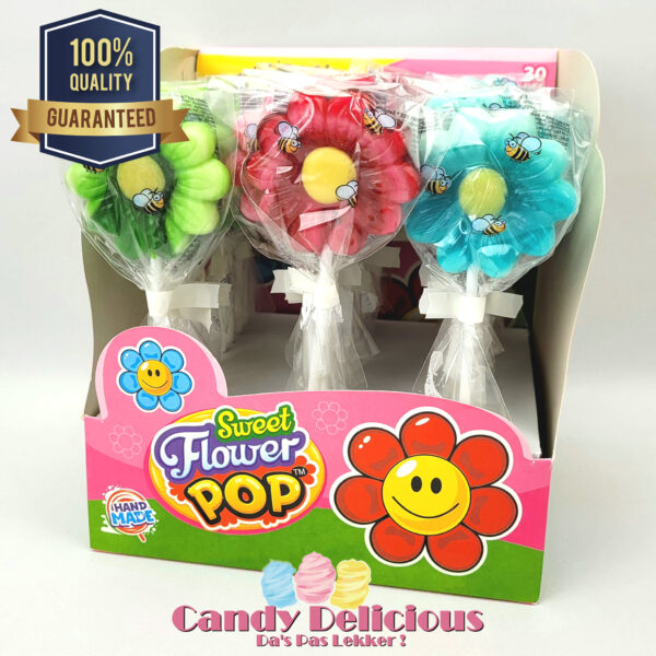 Sweet Flower Pop Candy Delicious