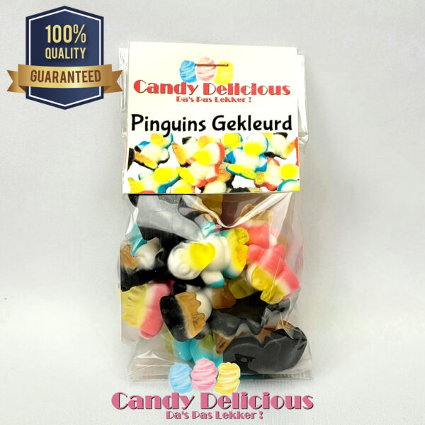 Pinguin Gekleurd Candy Delicious