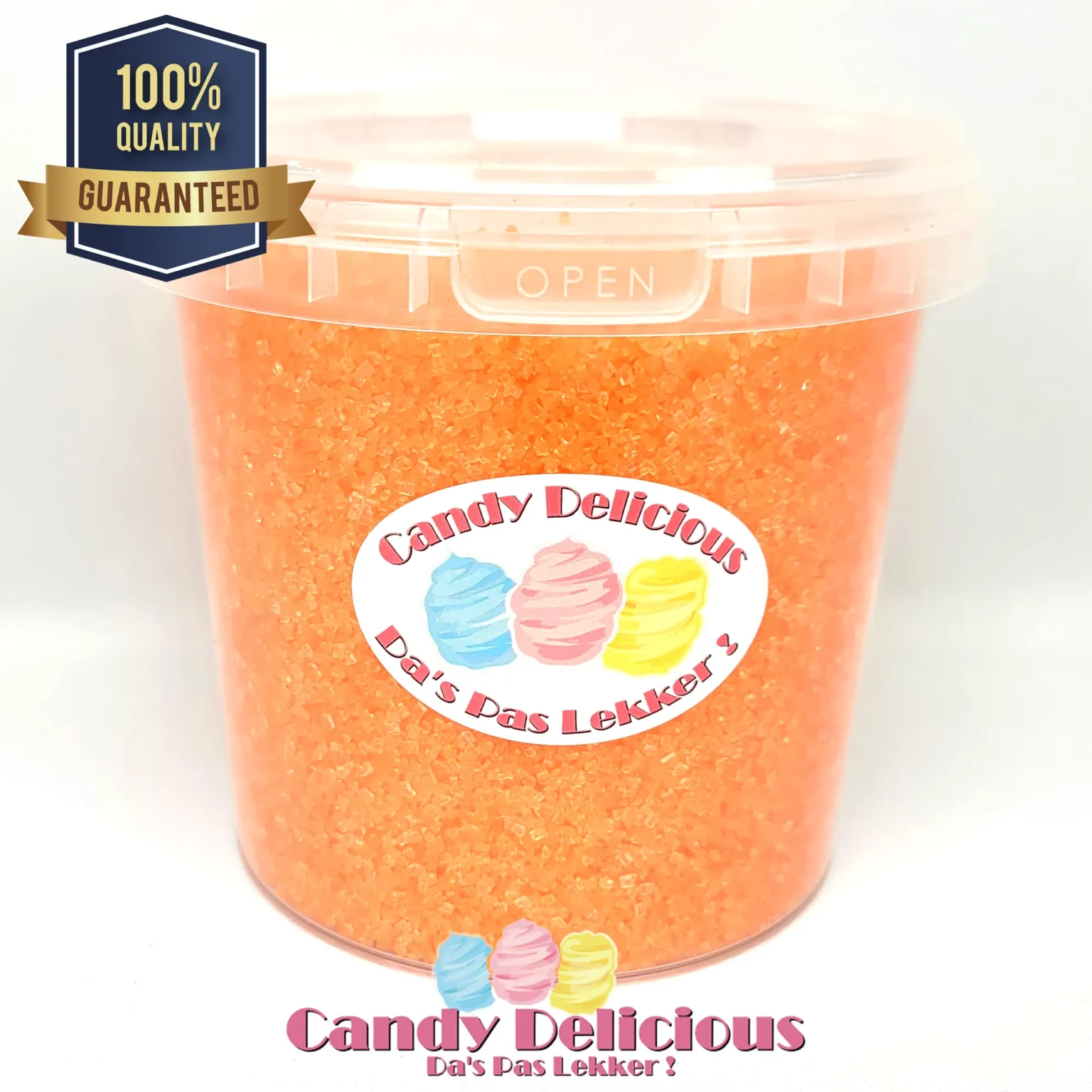 Suikerspin Suiker Oranje Candy Delicious