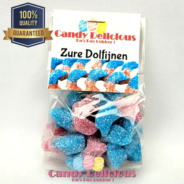 Zute Bubblegum Dolfijnen Candy Delicious