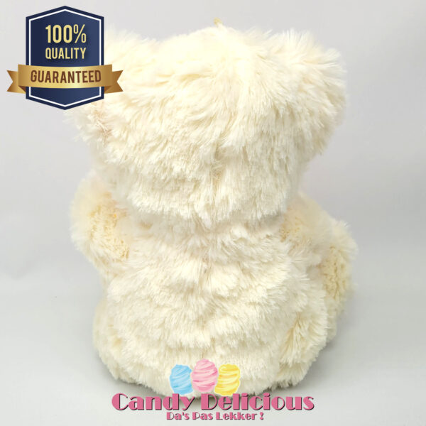 Beer Wit Roze Hart 20cm Candy Delicious