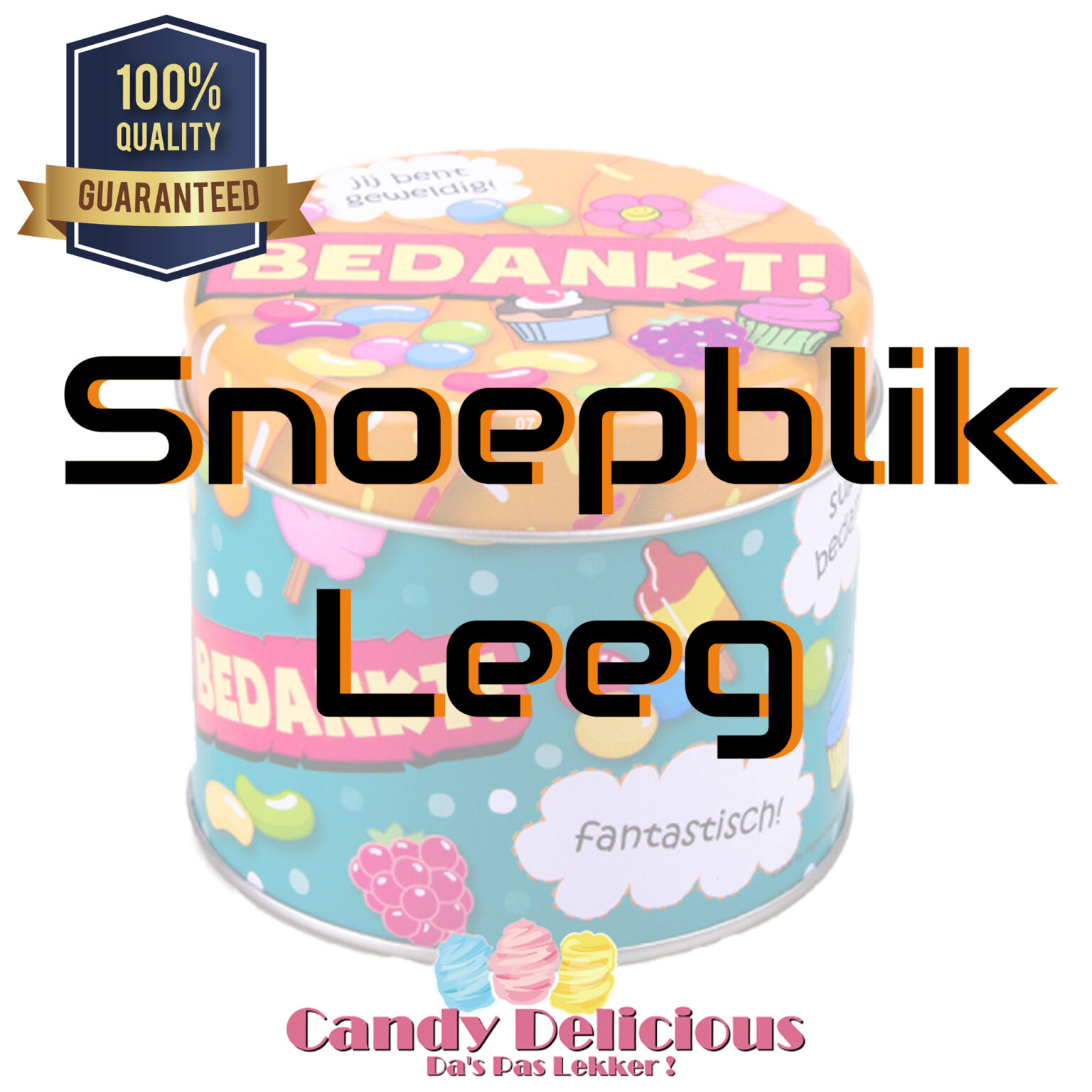 Snoepblik Leeg Candy Delicious