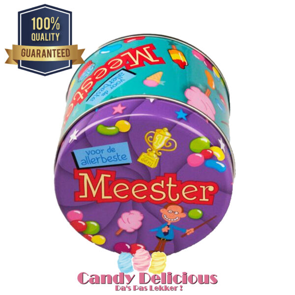 Snoepblik Meester Candy Delicious