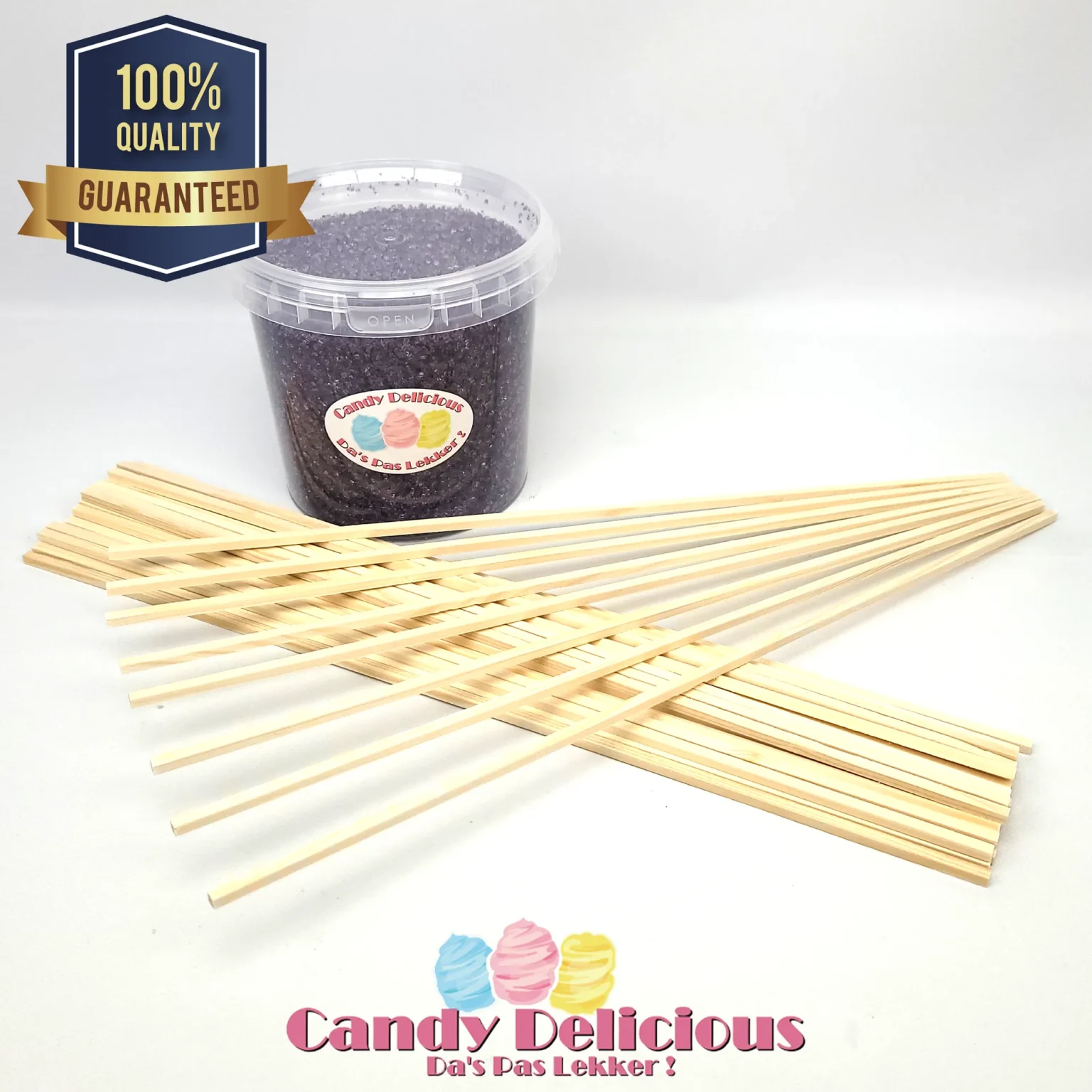 Suikerspin Pakket Paars Candy Delicious