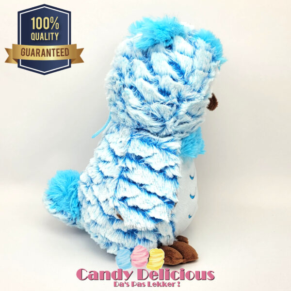 Uil Blauw 21cm Candy Delicious