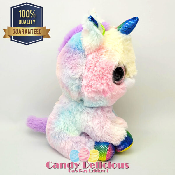 Unicorn Pastel Regenboog Pootjes 22cm Candy