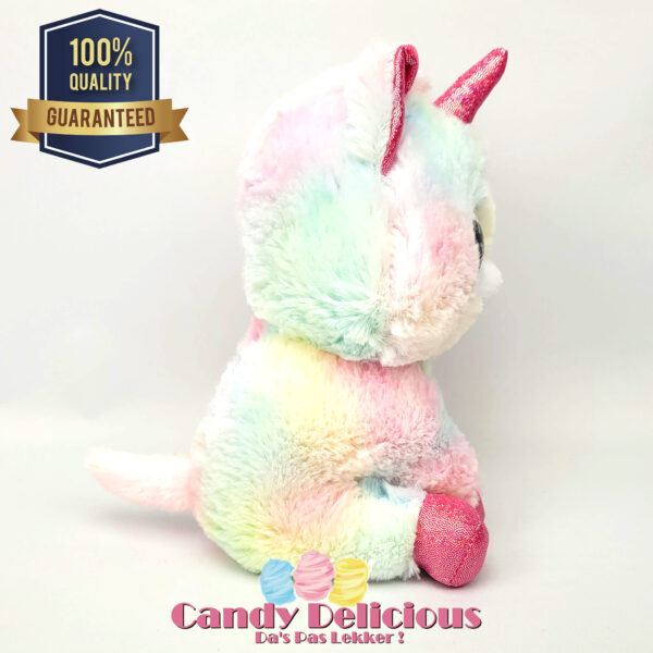 Unicorn Pastel Rode Pootjes 22cm Candy Delicious