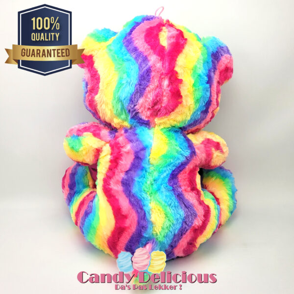 Beer Regenboog met Hart 47cm Candy Delicious