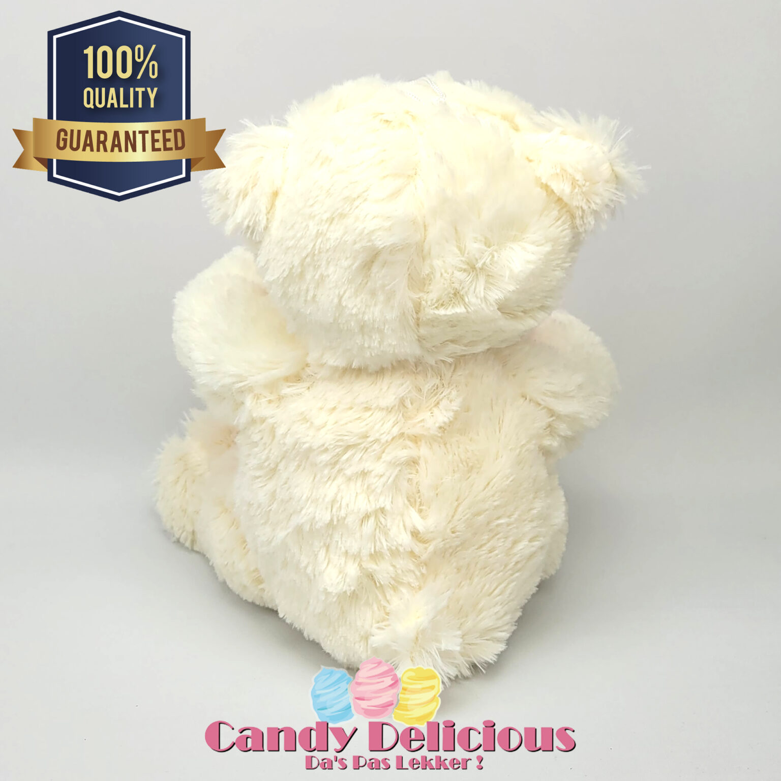Beer Wit Roze Hart Love 24cm Candy Delicious