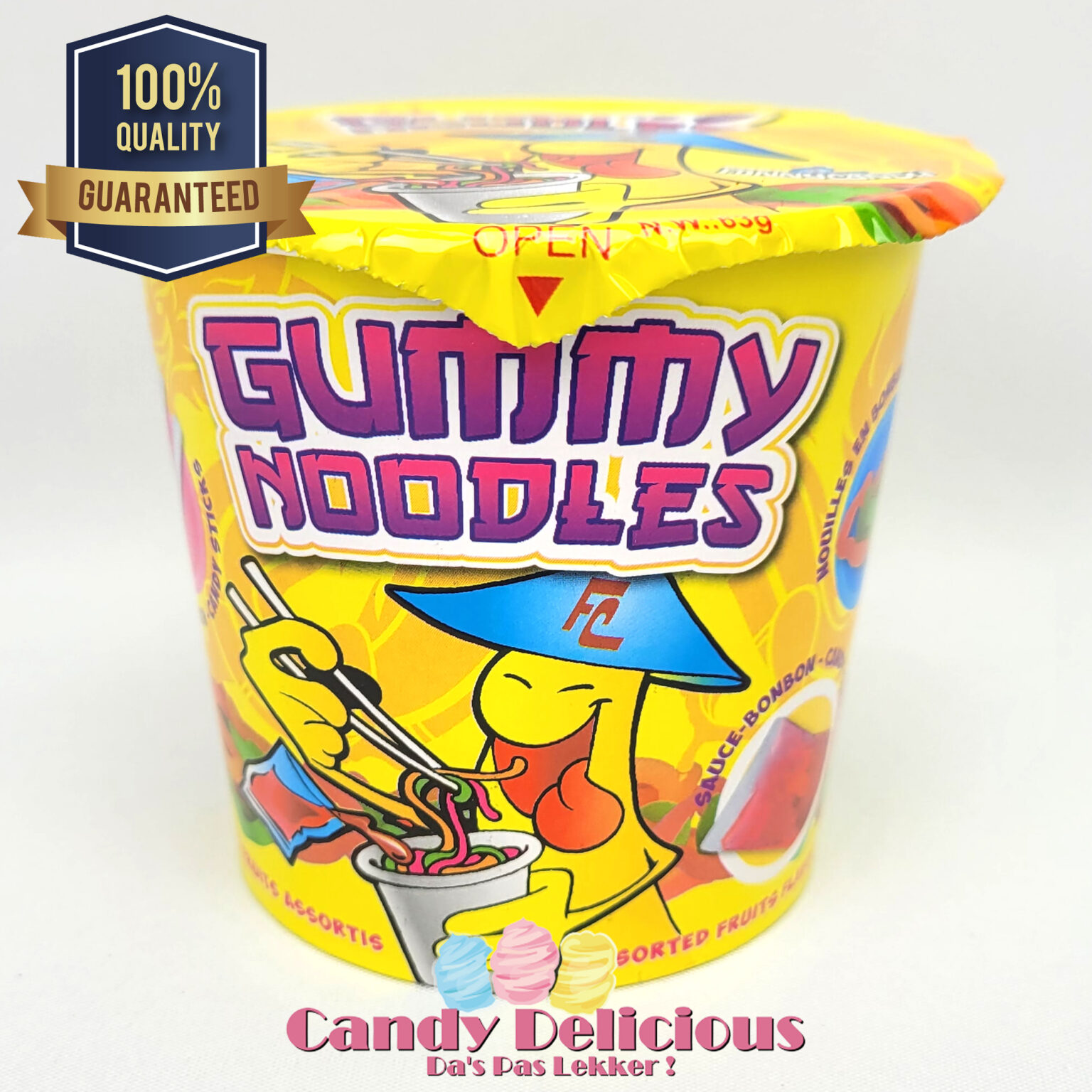 Funny Candy Gummy Noodles Candy Delicious