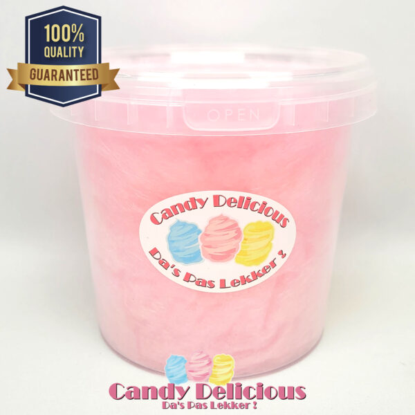 Suikerspin Pink Vanilla 1 Liter Candy Delicious