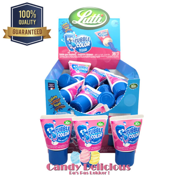 Lutti Tubble Gum Framboos Candy Delicious