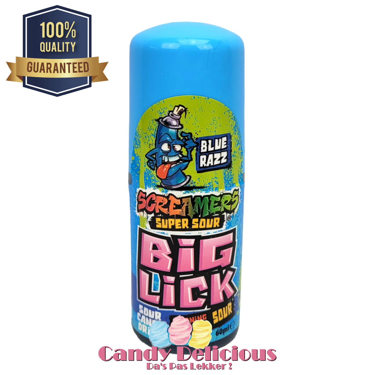 Brain Licker Big Lick Blue Razz Candy Delicious