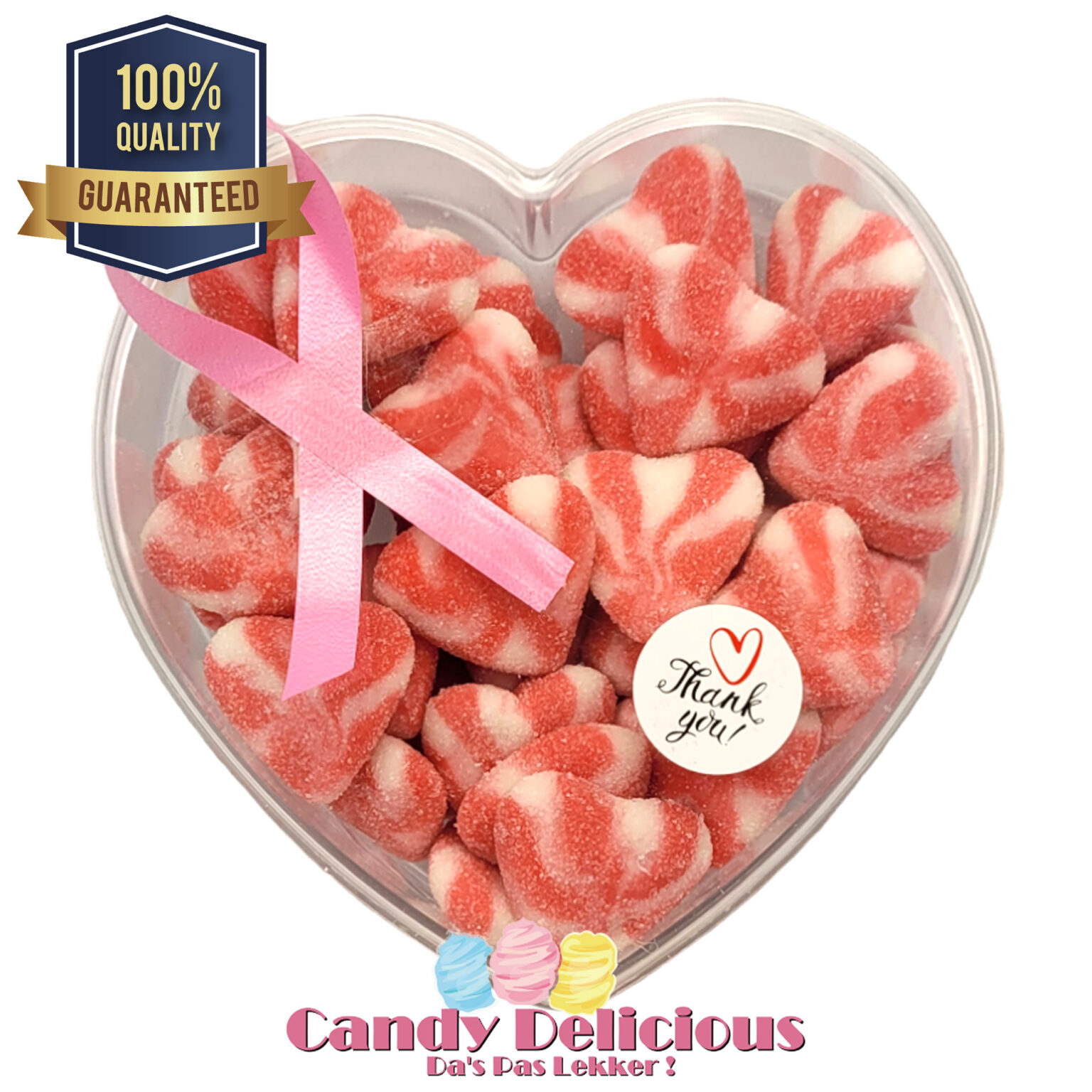 Hart met Twist Hearts Candy Delicious