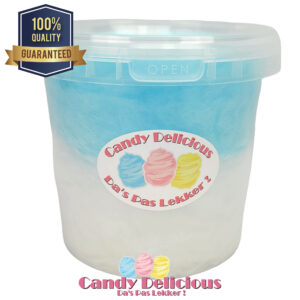 Suikerspin Duo Wit Blauw Candy Delicious