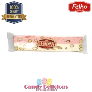 Felko Nougat reep Vanille Framboos